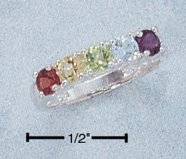 AMETHYST,BLUE TOPAZ,PERIDOT,CITRINE,GARNET STONE RING