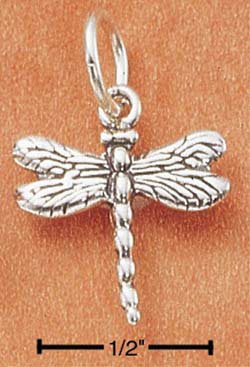 STERLING SILVER SMALL DRAGONFLY CHARM