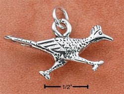 STERLING SILVER ROADRUNNER CHARM