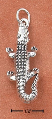 STERLING SILVER ALLIGATOR CHARM