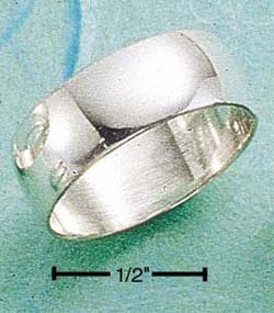 STERLING SILVER 6MM HP LIGHT WEIGHT WEDDING BAND
