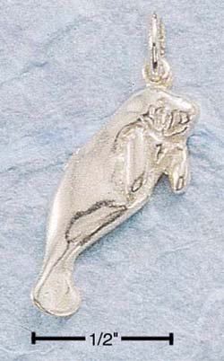 STERLING SILVER HP MANATEE CHARM
