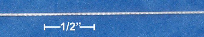 STERLING SILVER 025 SNAKE CHAIN (1MM) 16 INCH