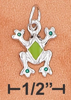 STERLING SILVER HP SMALL FROG CHARM