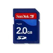 SanDisk 2GB Secure Digital (SD) Memory Card