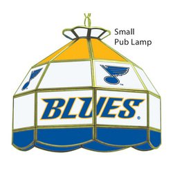 St. Louis Blues Glass Shade Lamp Light