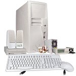 Beige Barebones Kit w/Case 400W PS 40x CD-ROM & More!
