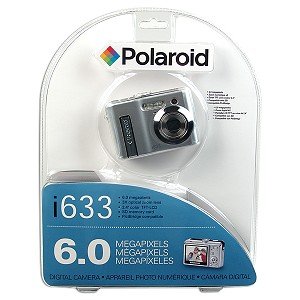 Polaroid i633 6MP 3x Optical/4x Digital Zoom Camera (Silver)