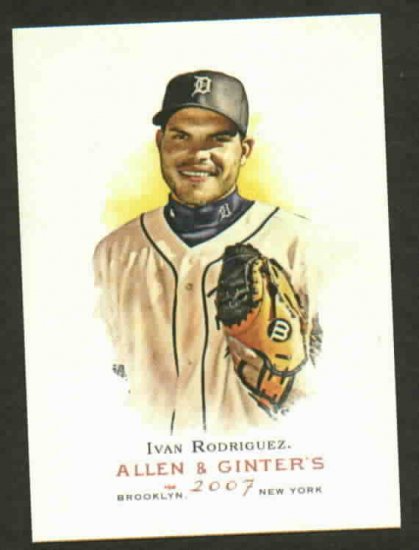 2007 Allen & Ginter Ivan Rodriguez Detroit Tigers