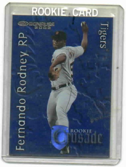 2002 Donruss Rookie Crusade Fernando Rodney Detroit Tigers