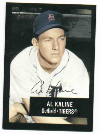2003 Bowman Heritage Signature Al Kaline Detroit Tigers