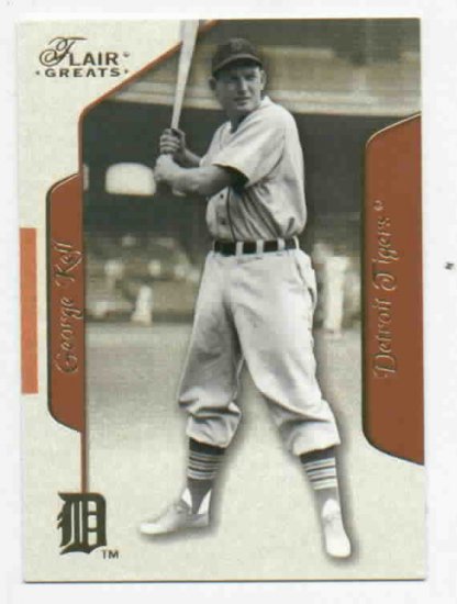 2003 Flair Greats George Kell Detroit Tigers