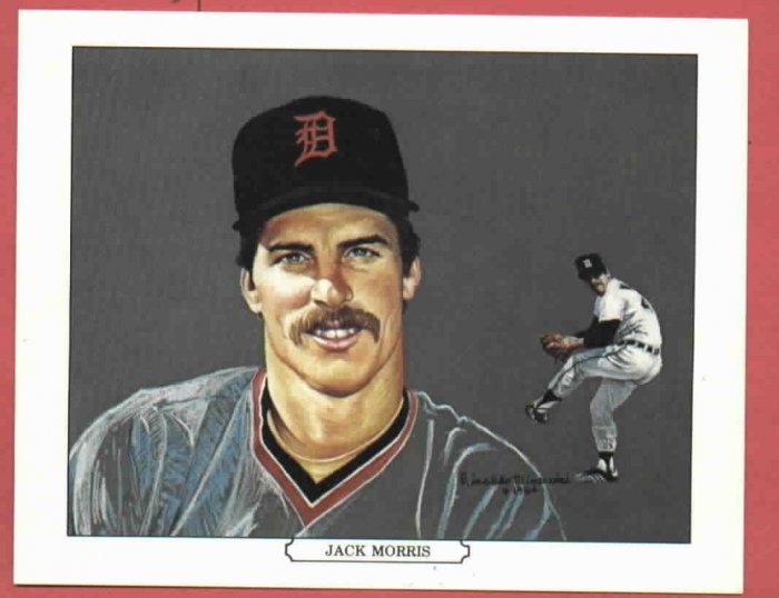 1984 Tiger Wave Jack Morris Oddball Detroit Tigers