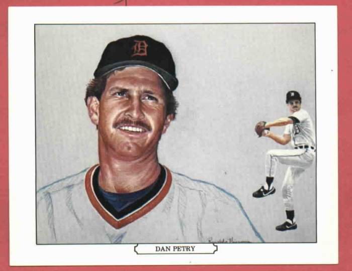 1984 Tiger Wave Dan Petry Oddball Detroit Tigers