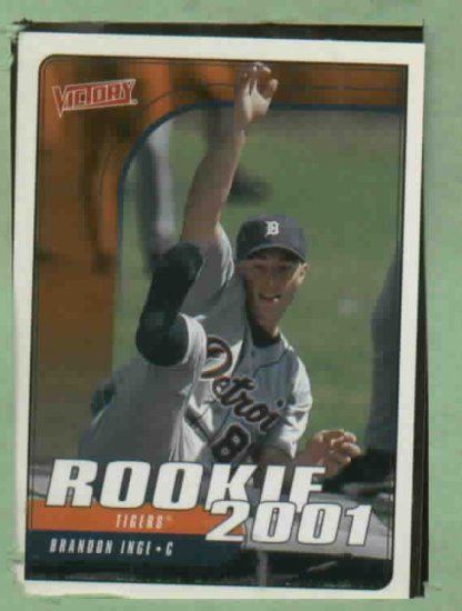 2001 Upper Deck Brandon Inge ROOKIE Detroit Tigers