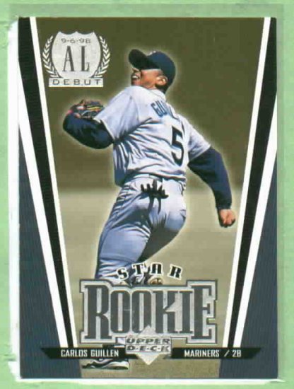 1999 Upper Deck Carlos Guillen ROOKIE Detroit Tigers / Mariners