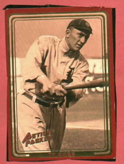 1993 Action Packed Ty Cobb Detroit Tigers ODDBALL
