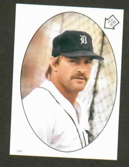 1986 Topps Sticker Kirk Gibson Detroit Tigers