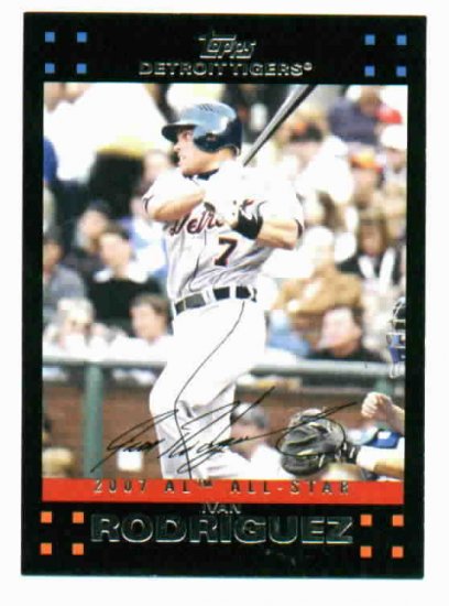 2007 Topps Update Ivan Rodriguez Detroit Tigers