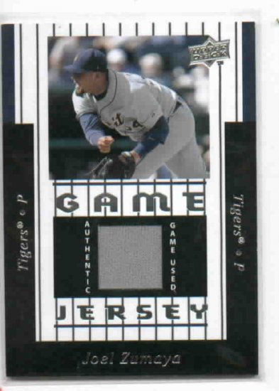 2008 Upper Deck Series 2 Joel Zumaya Detroit Tigers Game Jersey Baseball Card
