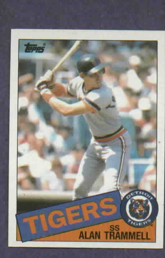 1985 Topps Alan Trammell Detroit Tigers # 690