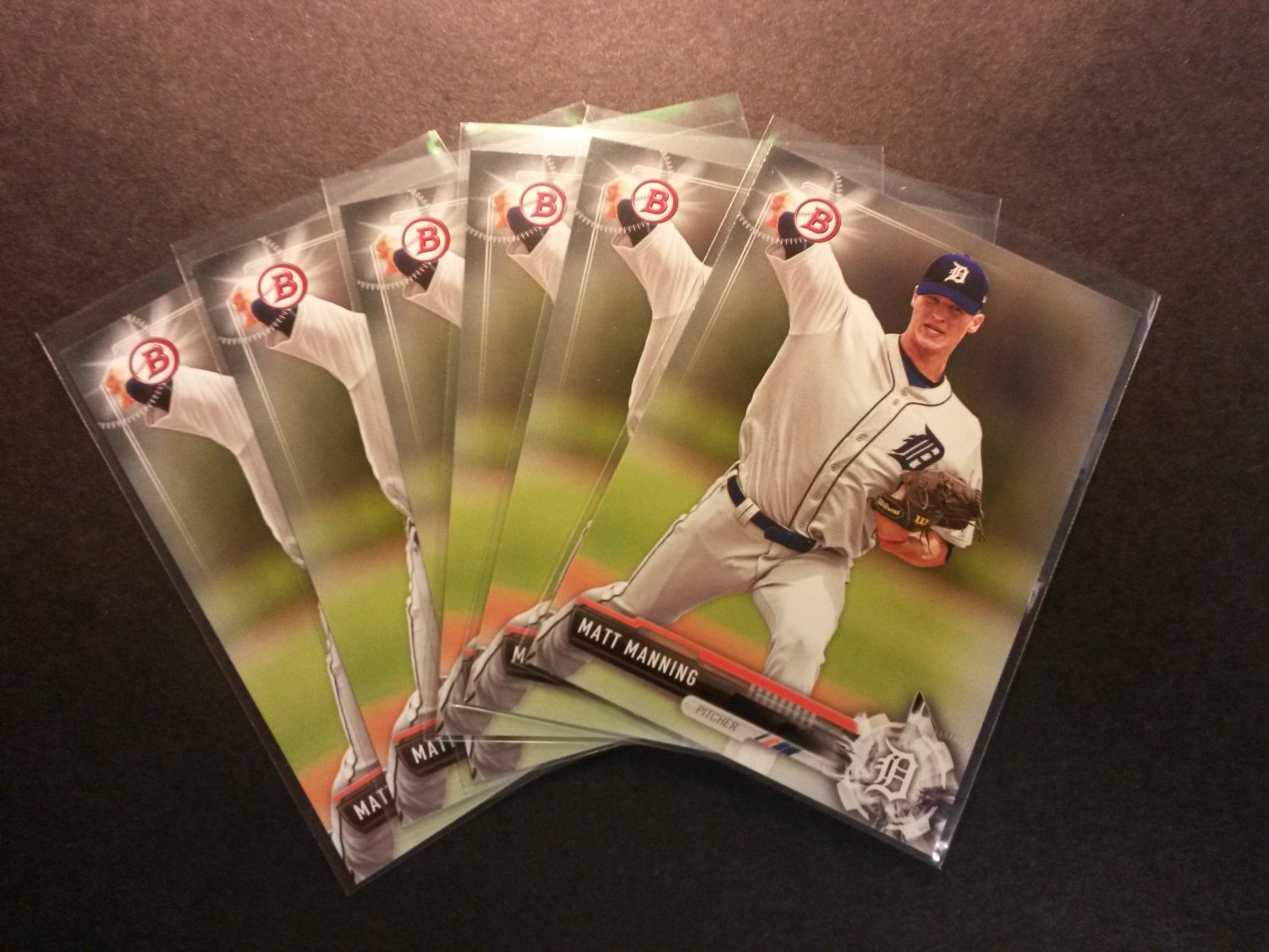 2017 Bowman Matt Manning Detroit Tigers # BP122