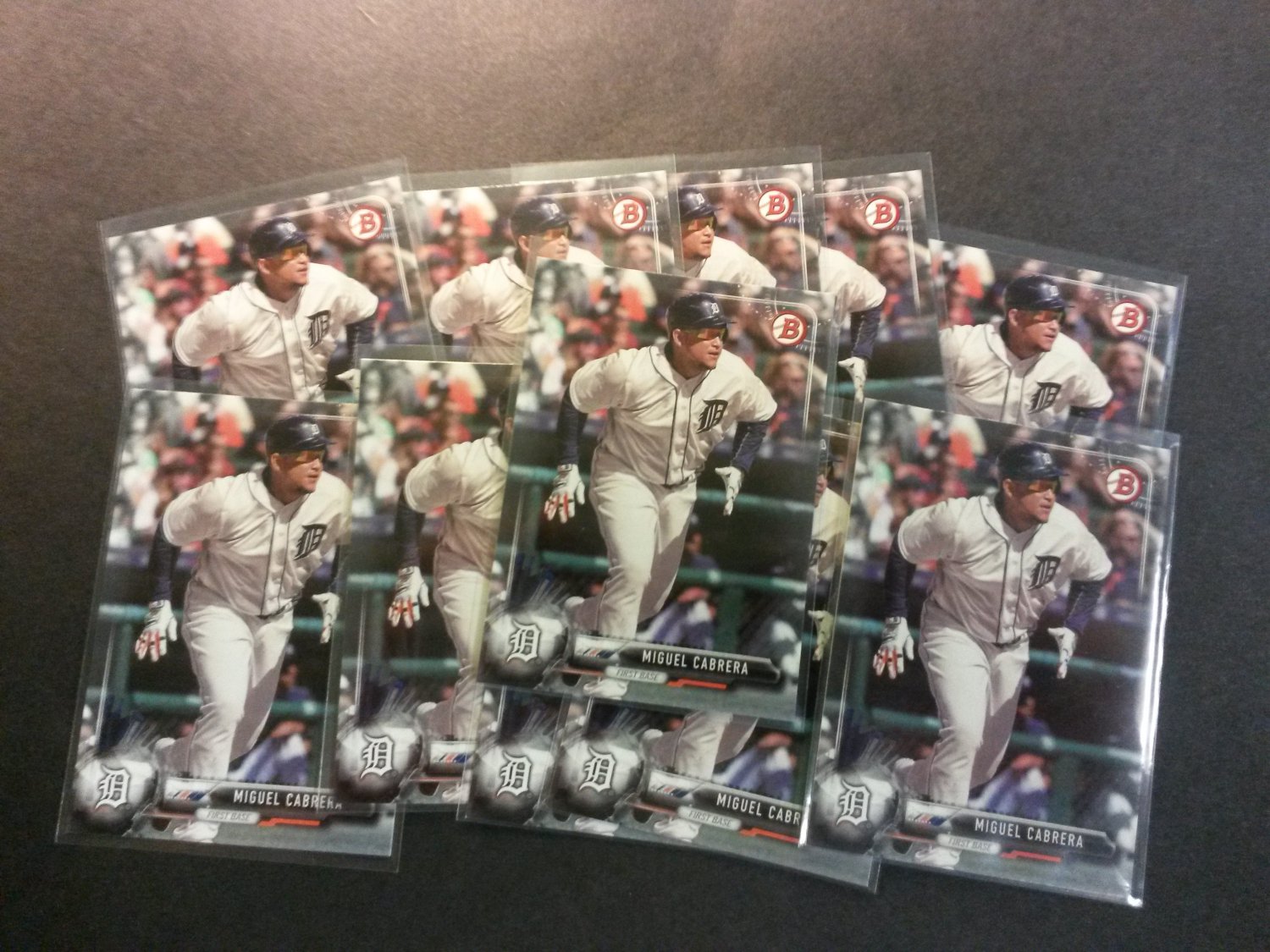2017 Bowman Miguel Cabrera Detroit Tigers # 28