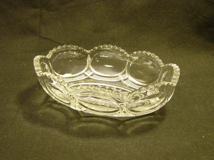EAPG 1904 U.S. Glass Galloway Oval Bowl
