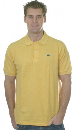 NWT Authentic Lacoste Pique Polo - Sz. 3 (XSml) Light Yellow