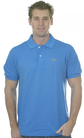 NWT Authentic Lacoste Pique Polo - Sz. 7 (XLrg) Blue