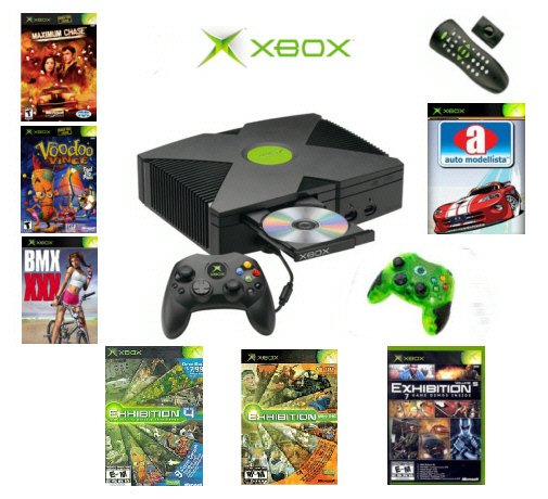 Xbox "Saver" Bundle - 7 Games, 2 Controllers & DVD Kit