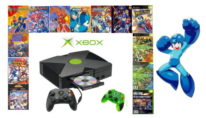 Xbox "Mega Man" Bundle - 13 Games and 2 Controllers
