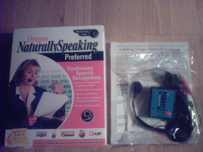 dragon voice recognition software