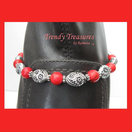 Boot Bracelet,Red Gemstone Boot Bling, Jewelry Cowboy Cowgirl#TrendyTreasuresByRamona