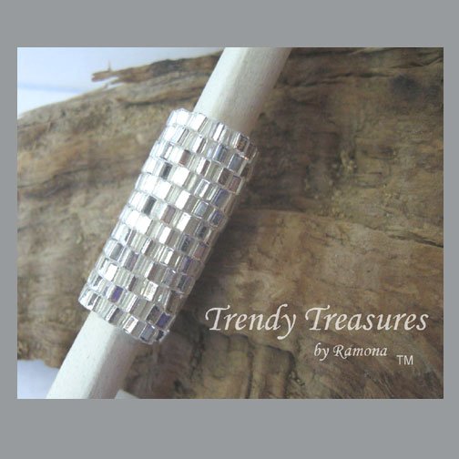 Sparkling Silver, Dreadlock Sleeve, Dread Bead, #TrendyTreasuresByRamona
