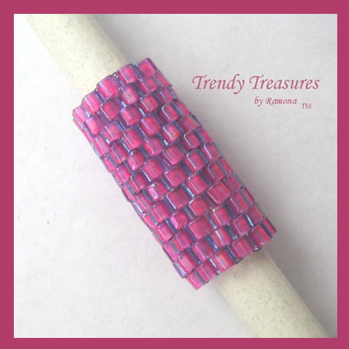 Hot Pink, Dreadlock Sleeve, Dread Bead, Braid Bead,#TrendyTreasuresByRamona