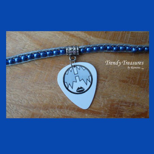 New Style, KISS Guitar Pick Necklace, Ace Frehley, Artisan, #TrendyTreasuresByRamona