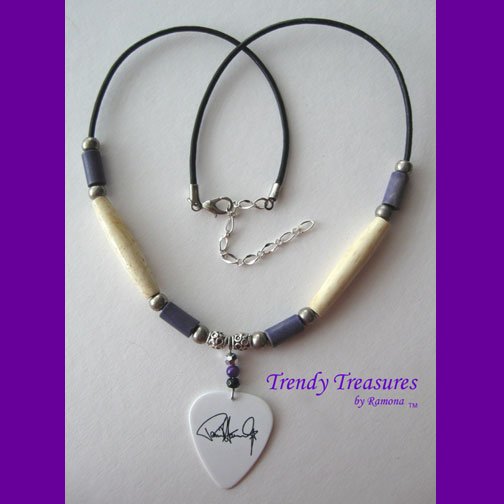 KISS Guitar Pick Necklace Paul Stanley Artisan Design, #TrendyTreasuresByRamona