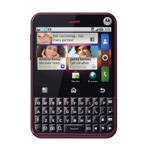 Motorola CHARM with MOTOBLUR (T-Mobile) (Unlocked) (Cabernet)