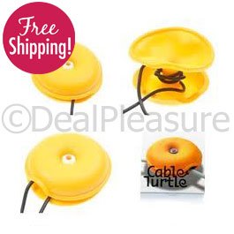 Cable Turtle Wire Cord Wrap Organizer Winder for Computer Mouse etc.