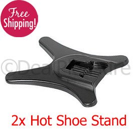 2x Flash Hot Shoe Stand for Camera Canon Nikon Pentax Sigma 2Pics