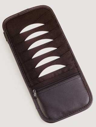 CD Holder for Sun Visor Pkd 6ct
