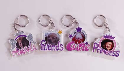 Pewter Keychain Frames 12ct