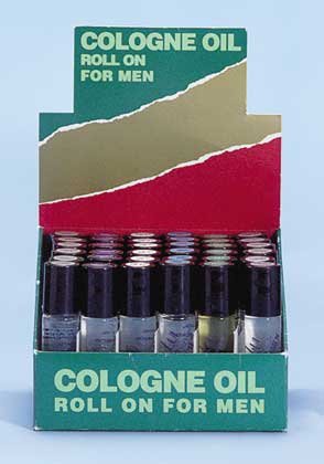 Man's Cologne Oil Roll On Display 36ct
