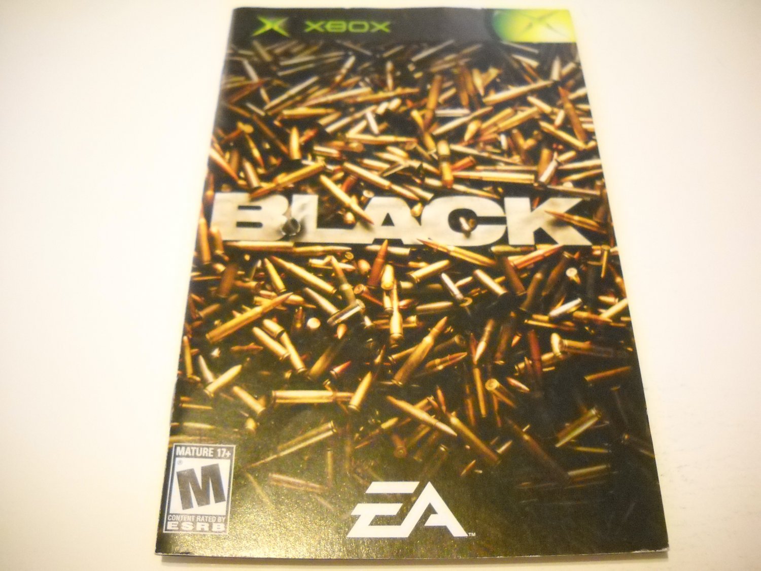 Manual ONLY ~ for Black Xbox