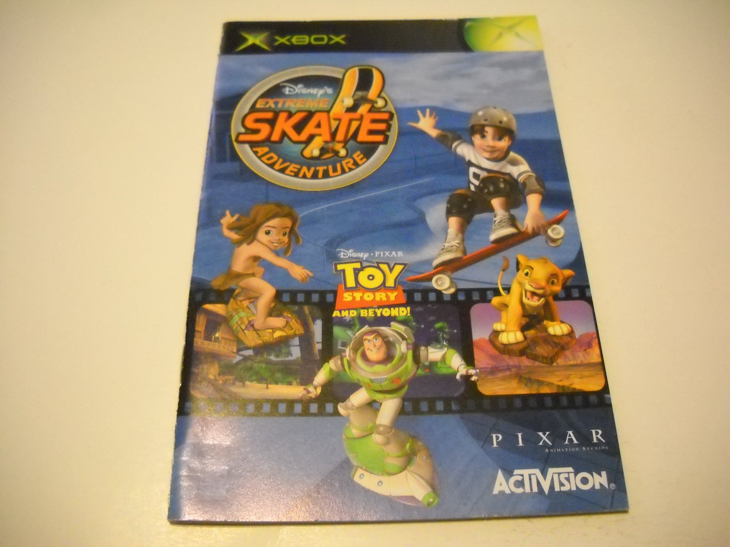 Manual ONLY ~ for Disney's Extreme Skate Adventure Xbox