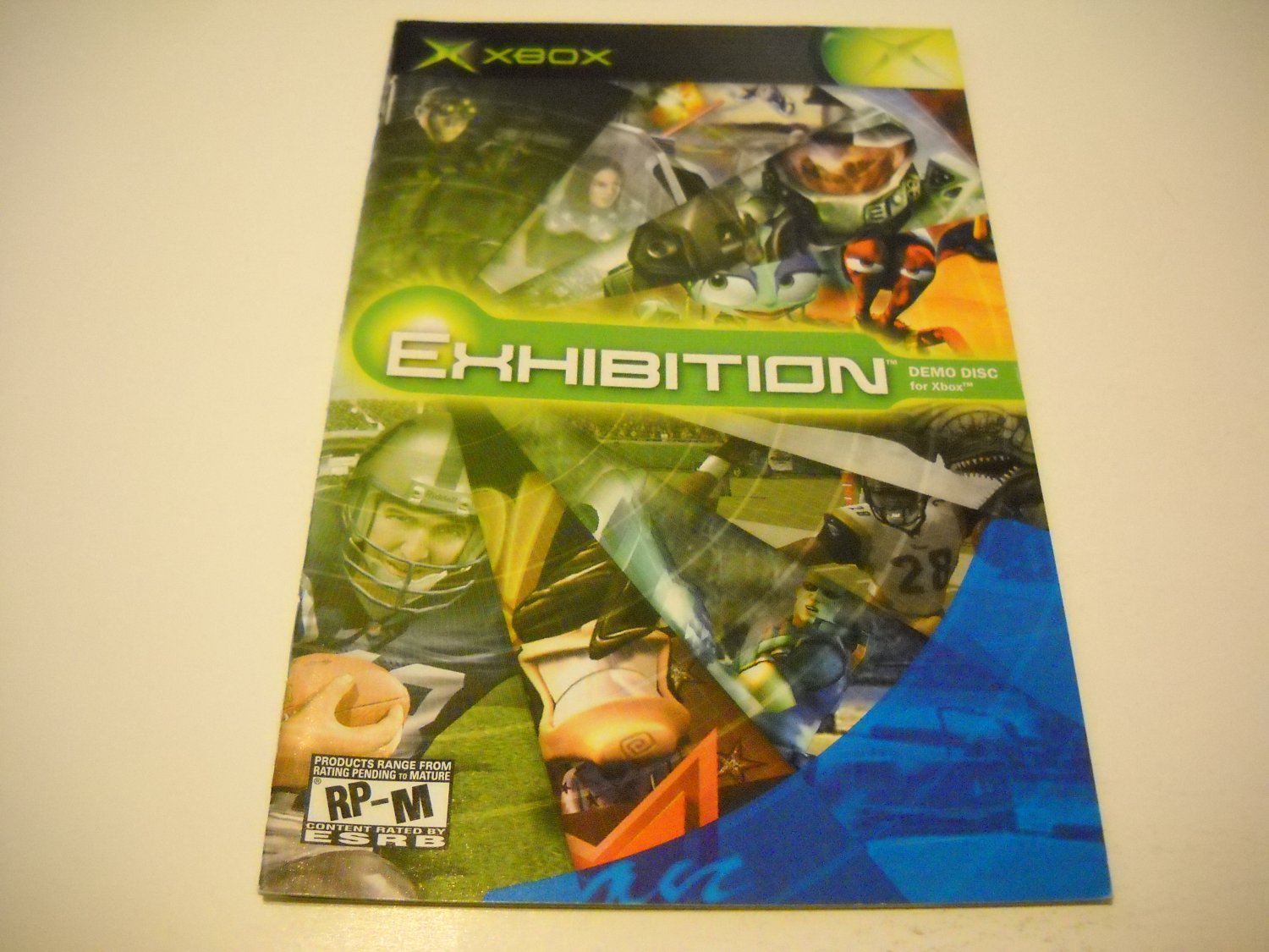 Manual ONLY ~ for Exhibition Demo Disc Xbox