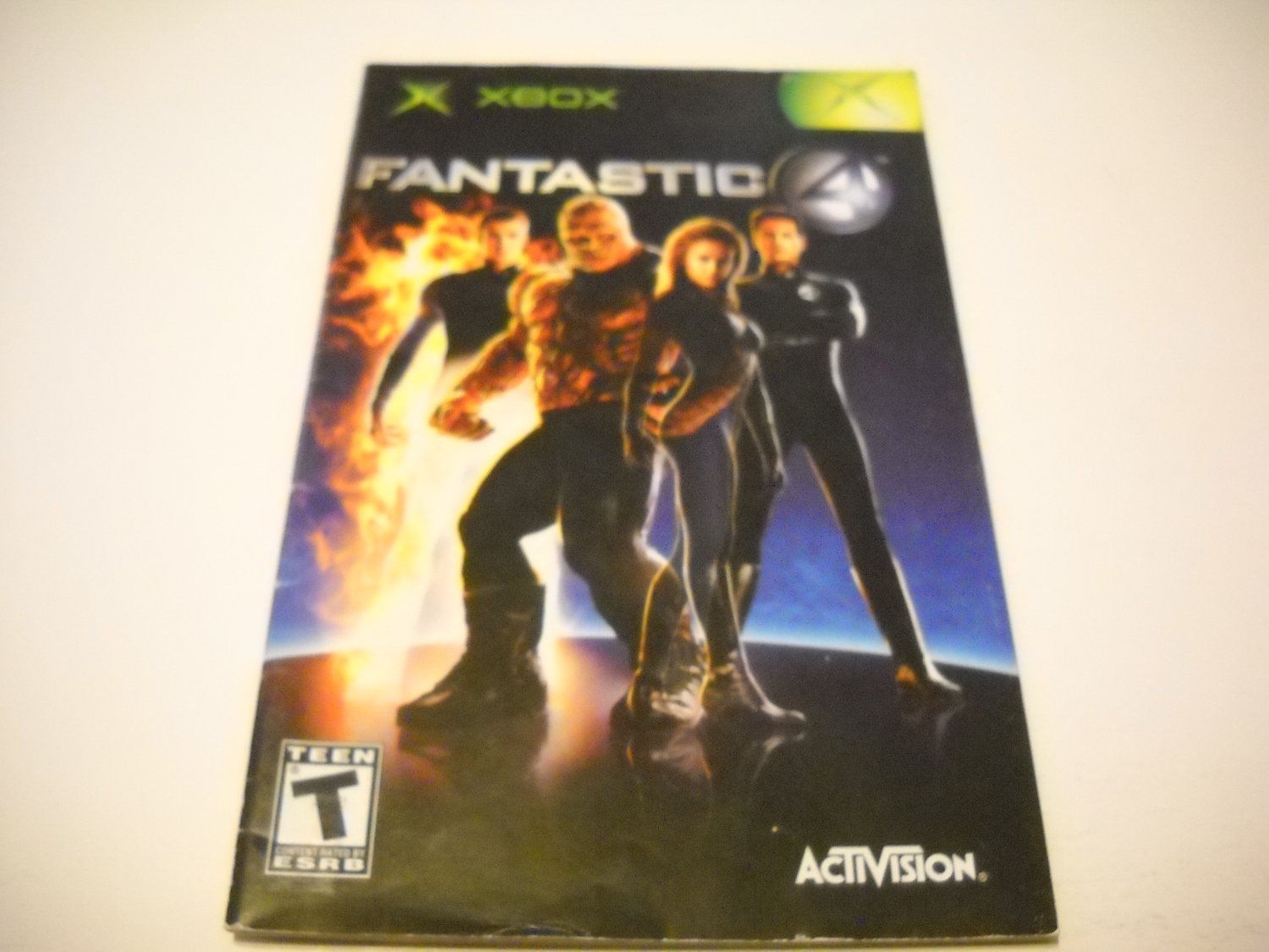 Manual ONLY ~ for Fantastic 4 Xbox