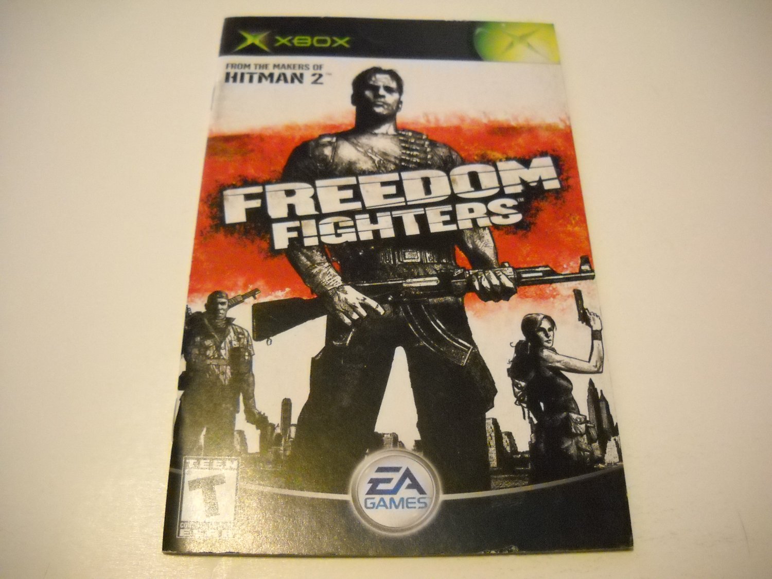 Manual ONLY ~ for Freedom Fighters Xbox
