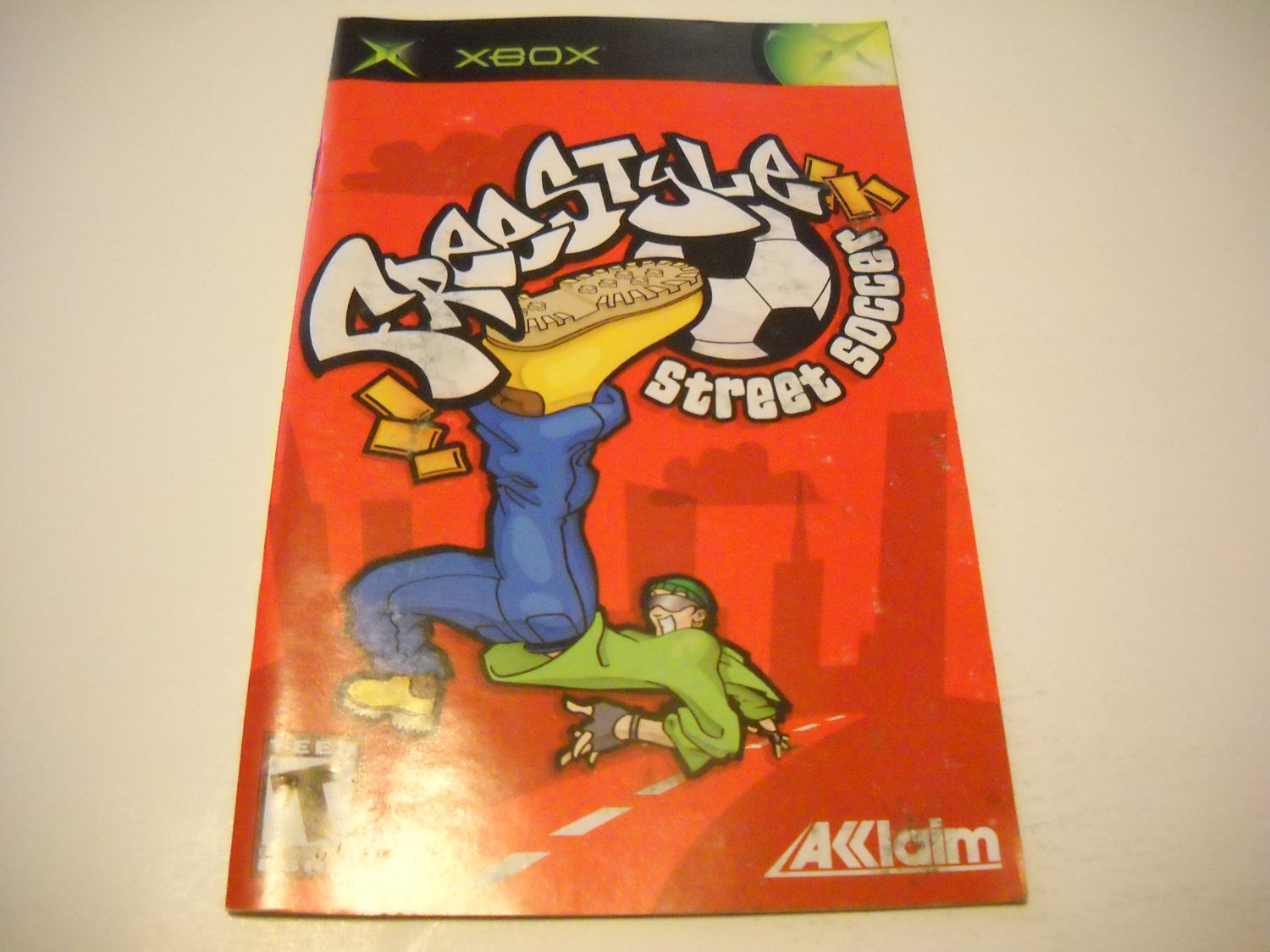 Manual ONLY ~ for Freestyle Street Soccer Xbox